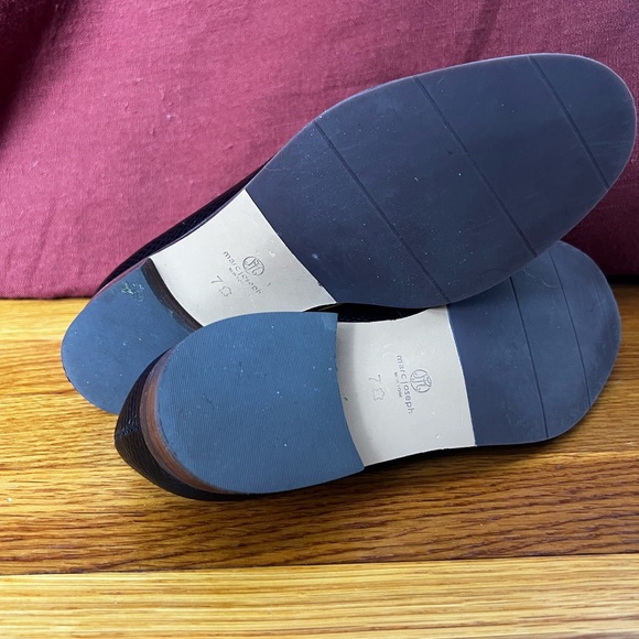 Marc Joseph black embossed Bryant Park loafers NEW - Picture 5 of 5